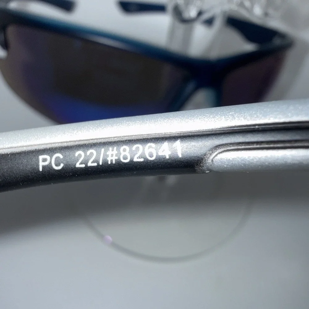 2 pairs Piranha Authentic Polarized Sport Sunglasses UV400 Black & Blue Wrapped